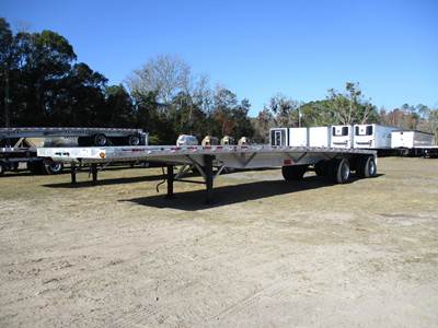 Reitnouer MaxMiser 48x102 Aluminum Flatbed Trailer - Air Ride, Fixed Spread Axle