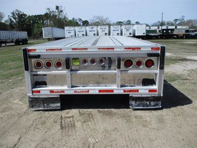 Reitnouer MaxMiser 48x102 Aluminum Flatbed Trailer - Air Ride, Fixed Spread Axle