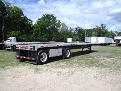 Transcraft 48x102 Combination Flatbed Trailer - Air Ride, Fixed Spread Axle
