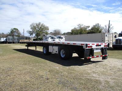 Transcraft 53x102 Combination Flatbed Trailer - Air Ride, Fixed Axle