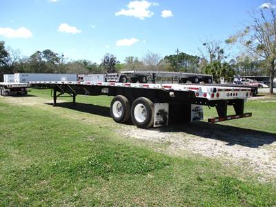 UTILITY 48x102 Combination Flatbed Trailer - Air Ride, Sliding Axle