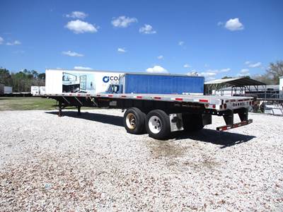 UTILITY 48x102 Combination Flatbed Trailer - Air Ride, Sliding Axle