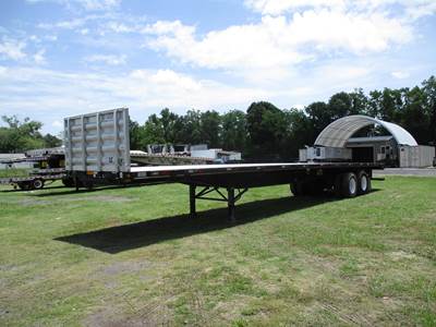 UTILITY 48x102 Combination Flatbed Trailer - Spring, Sliding Axle