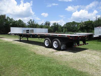 UTILITY 48x102 Combination Flatbed Trailer - Spring, Sliding Axle