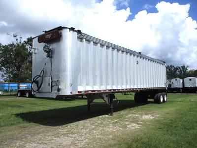 MAC 45x102 Tandem Axle Aluminum Live Floor Trailer - Spring, Fixed Axle