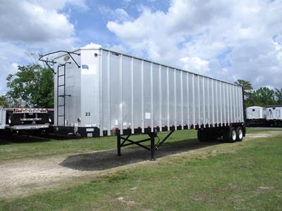 Peerless 45ft Tandem Axle Aluminum Live Floor Trailer - Spring, Fixed Axle