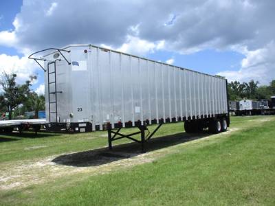 Peerless 45ft Tandem Axle Aluminum Live Floor Trailer - Spring, Fixed Axle