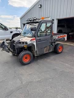2018 Bobcat Utility Vehicle with Front Blade and Power Broom