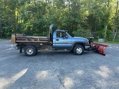 2006 Chevrolet Silverado 3500 Mason Dump 4WD DRW with Plow