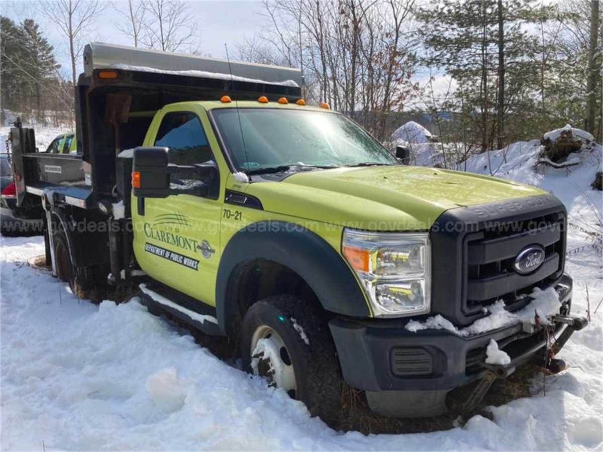 2012 Ford F550 Dump Truck For Sale Claremont, NH 55403678