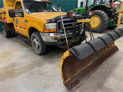 1999 Ford F-550 Dump Truck with 9' Fisher Plow