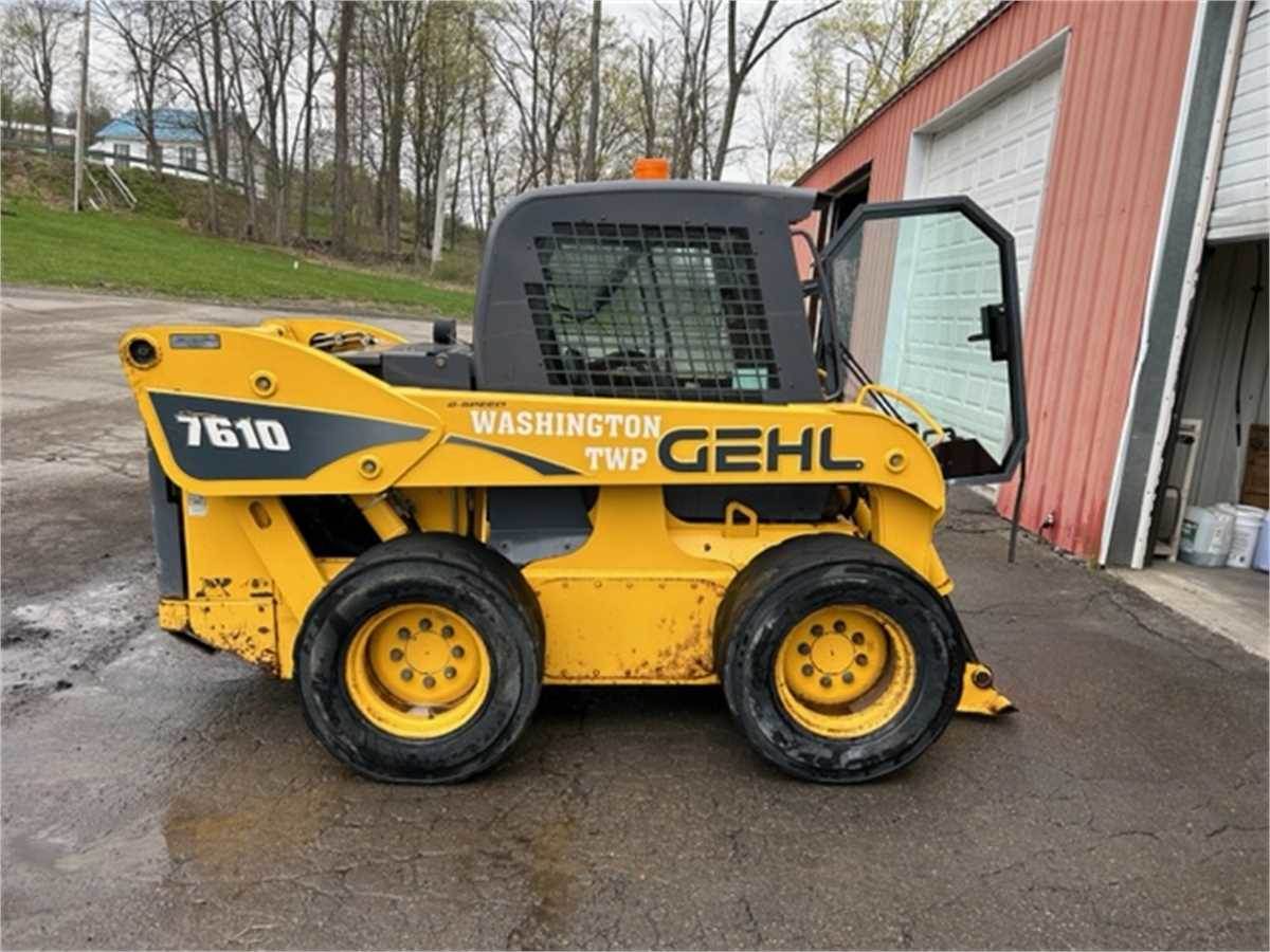 2004 Gehl 7610 Skid Steer For Sale, 1,374 Hours Tunkhannock, PA