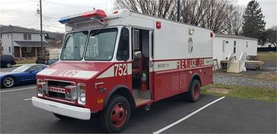 1988 Chevrolet Step Van built by PL Custom as a traffic unit.