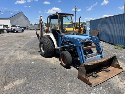 Ford Tractor with Front and Rear Attachments