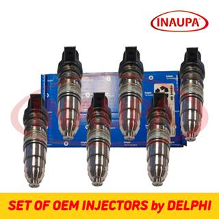 EX634434 (ISX) – 6 Injectors Set- $3,440+$600.00 Core Charge – REMAN by Delphi – Free Shipping in all orders