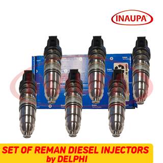 EX634888 (ISX) – 6 OEM Injectors Set – $3,840.00 +$600.00 Core Charge – REMAN by Delphi – Free Shipping in all orders