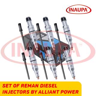 AP55102 ISX 15 REMAN by Alliant Power – SET OF DIESEL INJECTORS – 6 Injectors Set Injector Fuel Supply included for Free – $5,700.00 + $600.00 Core