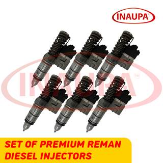 5237821 (S-60 12.7) - Set of Premium Reman Diesel Injectors – 6 Injectors Set – $1500.00 + $600.00 Core Free Shipping in all orders