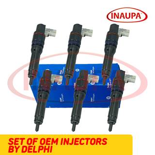 2005596 MX13 & MX10- 6 Injector set OEM by DELPHI – $4,500.00+$900.00 Core Charge Free Shipping in all orders – Save $50USD
