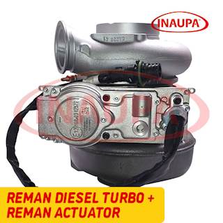 REBUILT VOLVO D13F/EPA07 #85140458 TURBO HE400VG/HE451VE – $2,100.00+$600.00 CORE DEPOSIT – REMANUFACTURED CALIBRATED ACTUATOR INCLUDED