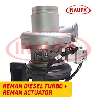 REBUILT VOLVO D16D/EPA04 TURBO #85142150 HE400VG/HE451VE – $2,100.00+$600.00 CORE DEPOSIT – REMANUFACTURED CALIBRATED ACTUATOR INCLUDED
