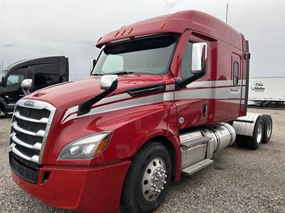 Freightliner Cascadia 126 Sleeper Semi Truck - 62" Mid Roof Sleeper, Detroit 505HP, 18 Speed Manual