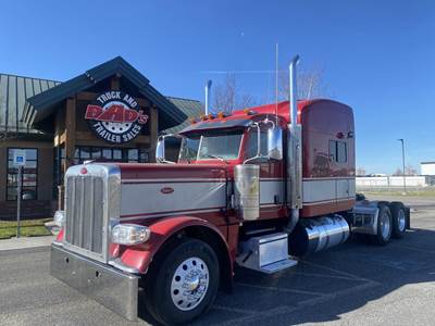 Peterbilt 389 Sleeper Semi Truck - Mid Roof Sleeper, Cummins 500HP, 18 Speed Manual
