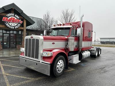Peterbilt 389 Sleeper Semi Truck - 72" Mid Roof Sleeper, Cummins 500HP, 18 Speed Manual