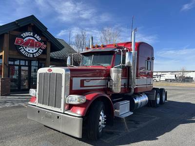 Peterbilt 389 Sleeper Semi Truck - 78" Mid Roof Sleeper, Cummins 500HP, 18 Speed Manual