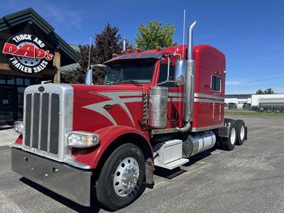 Peterbilt 389 Sleeper Semi Truck - 78" Mid Roof Sleeper, Cummins 565HP, 18 Speed Manual