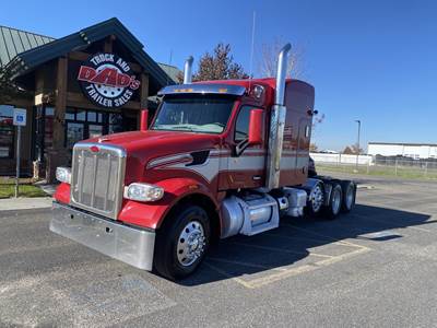Peterbilt 567 Tri Axle Sleeper Semi Truck - 72" Mid Roof Sleeper, Paccar 510HP, 13 Speed Manual