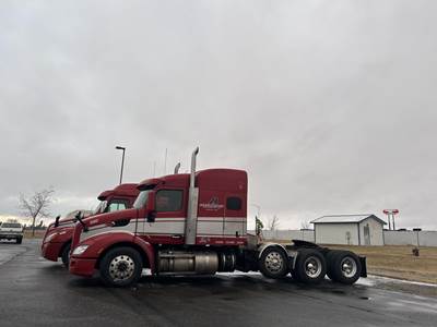 Peterbilt 579 Tri Axle Sleeper Semi Truck - 72" Mid Roof Sleeper, Paccar 510HP, 13 Speed Manual