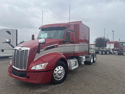 Peterbilt 579 Sleeper Semi Truck - 80" Mid Roof Sleeper, Cummins 500HP, 18 Speed Manual