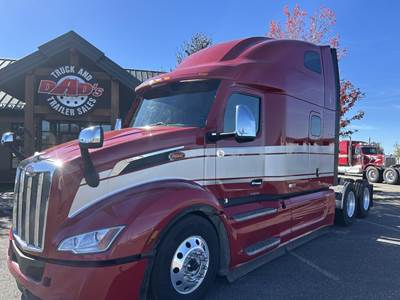 Peterbilt 579 Sleeper Semi Truck - 80" Raised Roof Sleeper, Cummins 500HP, 13 Speed Manual