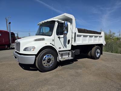 Freightliner M2 106 Single Axle Dump Truck - Cummins 260HP, 6 Speed Allison Hs Automatic, 12' Dump