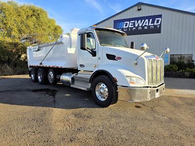Peterbilt 579 Tri Axle Dump Truck - Paccar 455HP, 10 Speed Amt, 17' Dump