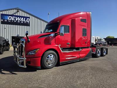 Kenworth T680 Sleeper Semi Truck - 76" Raised Roof Sleeper, Cummins 500HP, 13 Speed Manual