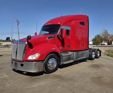 Kenworth T680 Sleeper Semi Truck - 76" Raised Roof Sleeper, Cummins 450HP, 12 Speed Endurant Amt