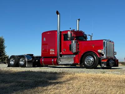Peterbilt 389 Sleeper Semi Truck - 63" Flat Top Sleeper, Cummins 565HP, 18 Speed Manual