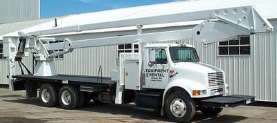 International 8100 6X4 Bucket Truck - Reach-All HD5075 Aerial Lift 80 Ft Working Height