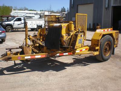 1978 Hogg Davis H135 Cable Pulling Reel Trailer