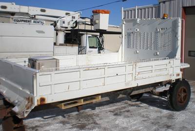 2001 Knapheide PCH-143B Steel Flatbed 14 Ft 3 Inch Truck Body