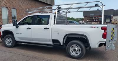 Ryder Rack - Custom Heavy-Duty Aluminum Overhead Material Handling Ladder Rack / Pipe Rack for Pickup Truck or Service Body