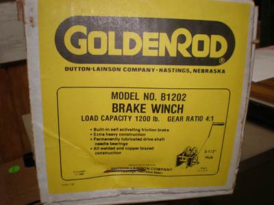 Goldenrod Dutton-Lainson B1202 Brake Winch 1,200 lb. for Utility or Boat Trailer