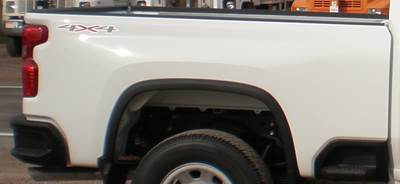 2020 Chevrolet 3500HD 4X4 Pickup Truck Short Box 6 Ft 9 In (White) Take-Off Bed Package with Lights, Tailgate, Rear Bumper, Hitch & Gas Filler