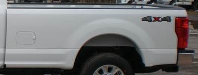 2021 Ford F-250 4X4 Pickup Truck Aluminum Long Box 8 Ft (White) Take-Off Bed Package with Lights, Tailgate & Rear Bumper