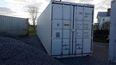 JIASHAN XINHUACHANG 40FT HC SIDE DOOR OPENING Steel Container Trailer