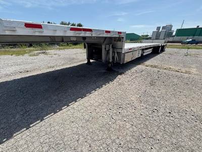 2016 Doonan 53' Aluminum Step Deck - Ramps 1 Pair - 2 Boxes - Slide Axle Drop Deck Trailer