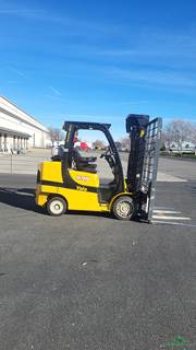 2017 Yale GC080VX Cushion Tire Forklift - LORON Single Double
