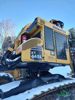 2014 Komatsu XT445L Feller Buncher - Quadco 22" Felling Head